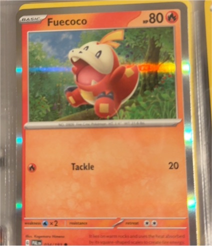 2023 Pokémon SV02: Paldea Evolved #034 Fuecoco — front