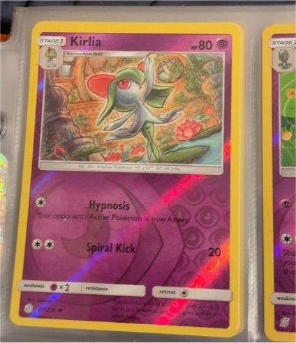 2019 Pokémon Sun and Moon Cosmic Eclipse #81 Kirlia — front