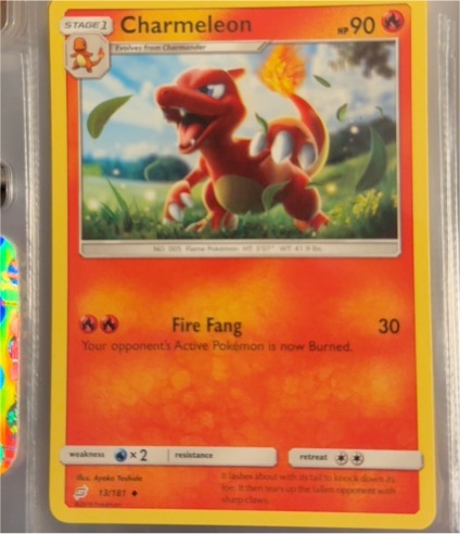 2019 Pokémon Sun & Moon Team Up #13 Charmeleon — front