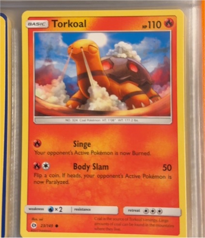 2017 Sun & Moon #23 Torkoal — front