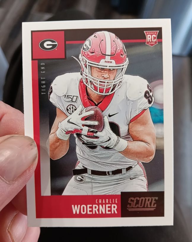 2020 Panini Score #401 Charlie Woerner — front