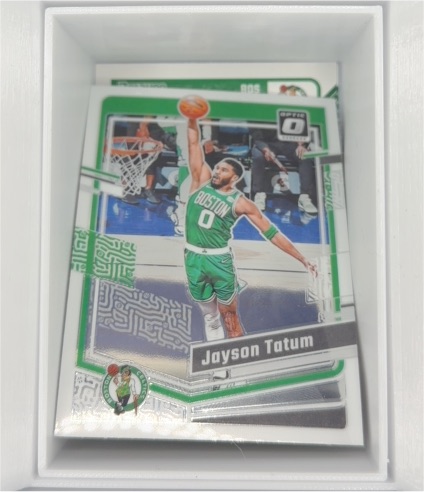 2023-24 Panini Donruss Optic #140 Jayson Tatum — front