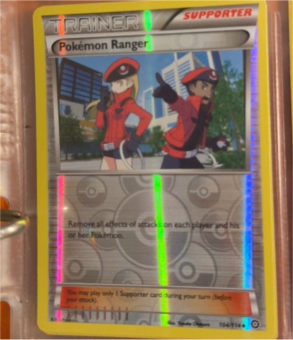 2016 Pokémon XY Steam Siege #104 Pokemon Ranger — front