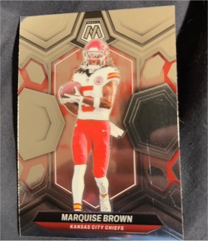 2024 Panini Mosaic #109 Marquise Brown — front