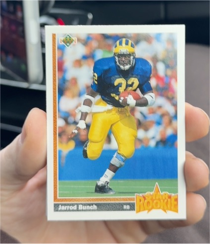 1991 Upper Deck #25 Jarrod Bunch — front