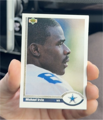 1991 Upper Deck #107 Michael Irvin — front