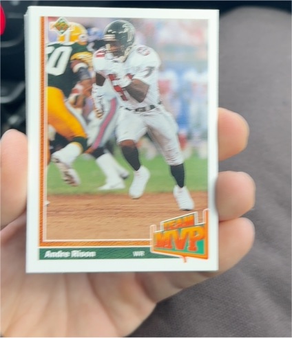 1991 Upper Deck #451 Andre Rison Atlanta Falcons — front