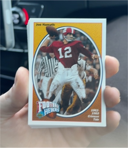 1991 Upper Deck Football Heroes #10 Joe Namath — front