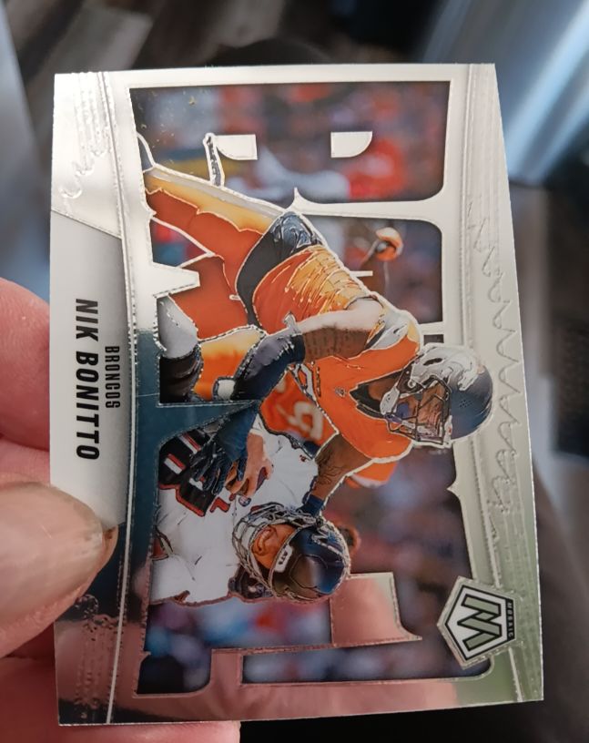 2025 Panini Mosaic #5 Nik Bonitto Bang! — front