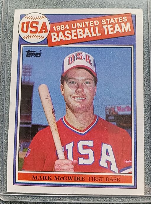1985 Topps #401 Mark McGwire — front