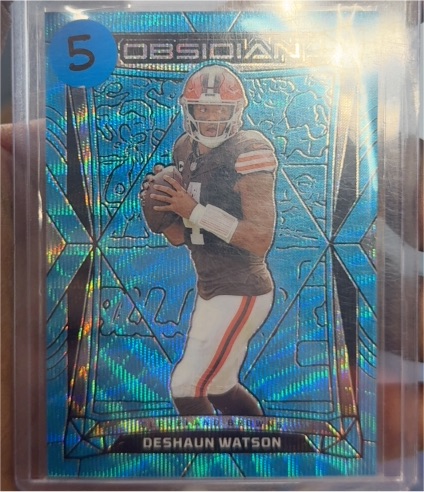 2023 Panini Obsidian #5 Deshaun Watson — front