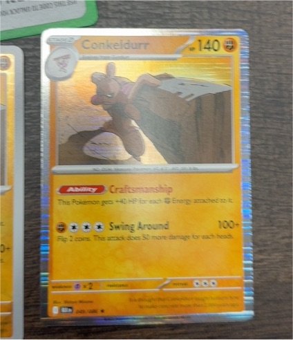 2025 Pokémon SV: Black Bolt #049 Conkeldurr — front