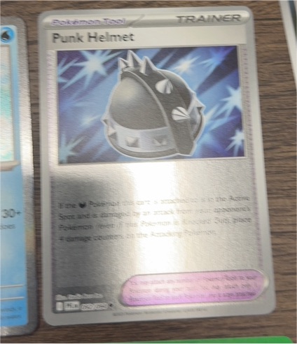 2025 Pokémon Phantasmal Flames #092 Punk Helmet — front