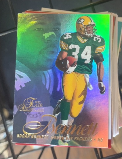 1997 Flair Showcase #34 Edgar Bennett — front