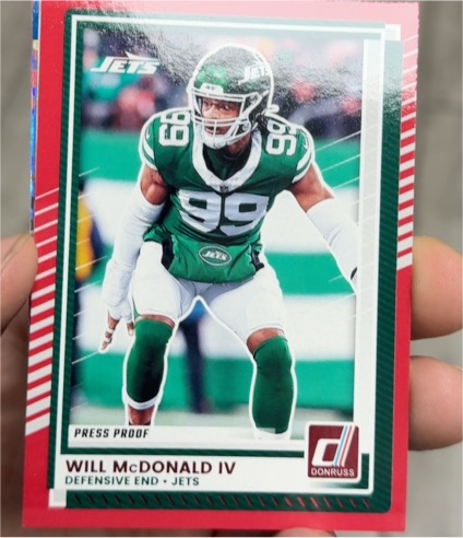 2025 Donruss #241 Will McDonald IV — front