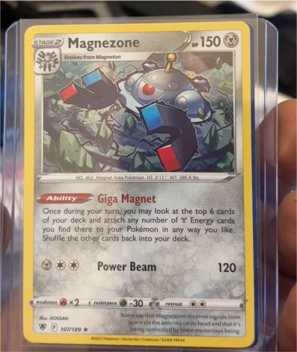 2022 Pokemon Astral Radiance #107 Magnezone — front