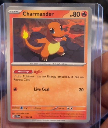 2025 Pokemon Phantasmal Flames #011 Charmander — front
