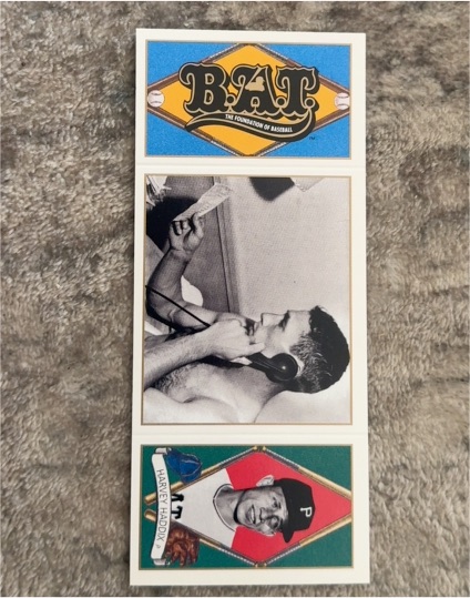 1993 Upper Deck BAT Triple-Folders #44 Harvey Haddix — front
