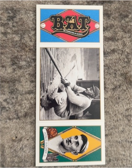 1993 Upper Deck BAT Triple-Folders #124 Honus Wagner — front