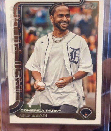 2025 Topps Update #FPU-1 Big Sean First Pitch — front
