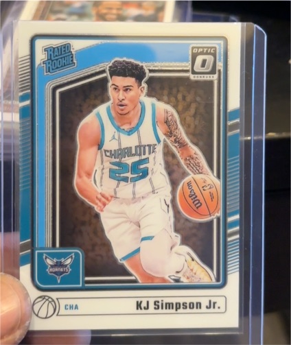 2024-25 Panini Donruss Optic #294 KJ Simpson Jr. — front