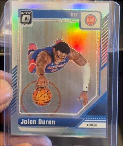 2024-25 Panini Donruss Optic #89 Jalen Duren — front