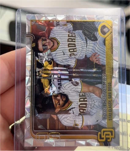2025 Topps Update #US221 Cool Customers Fernando Tatis Jr. / Jackson Merrill — front
