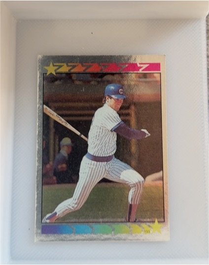 1989 Topps Super Star Sticker #7 Ryne Sandberg — front