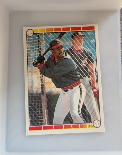 1989 Topps #216 Joe Carter — front