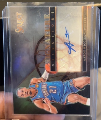 2024-25 Panini Select Signature Selections #SS-AWI Aaron Wiggins — front