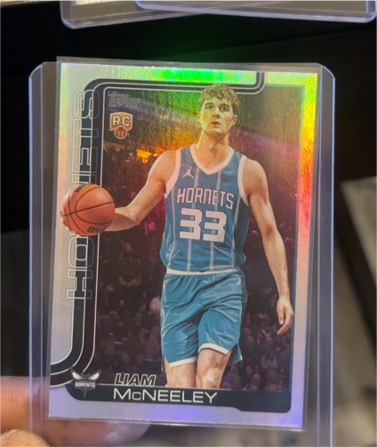 2025-26 Topps #229 Liam McNeeley — front