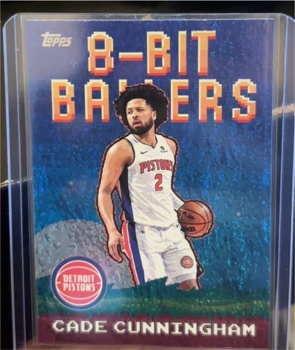 2025-26 Topps Basketball #8B-1 Cade Cunningham 8-Bit Ballers — front