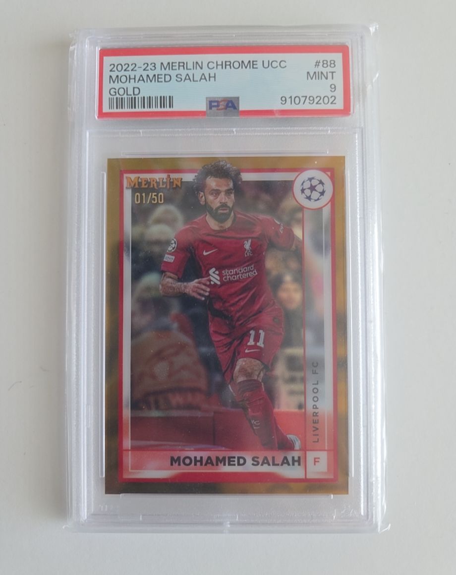 2022-23 Topps Merlin Chrome UEFA Club Competitions #88 Mohamed Salah — front