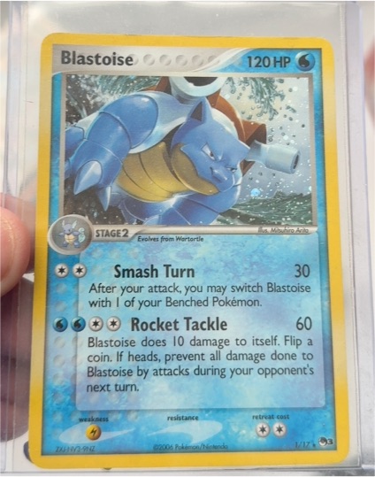 2006 Pokemon POP Series 3 #1 Blastoise — front