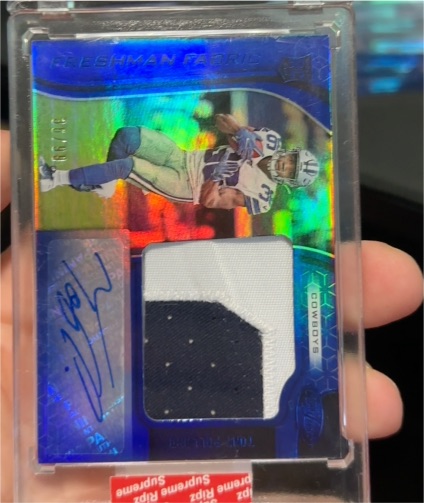 2016 Panini Certified Freshman Fabric #FF-EZ Ezekiel Elliott — front