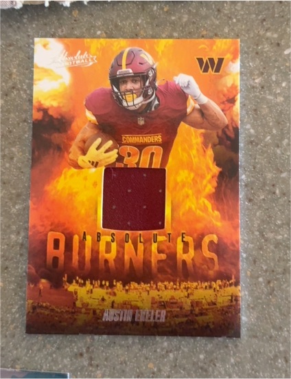 2025 Panini Absolute Football #ABU-AEK Austin Ekeler Absolute Burners — front