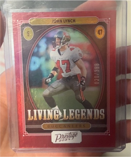 2024 Panini Prestige #23 John Lynch Living Legends — front