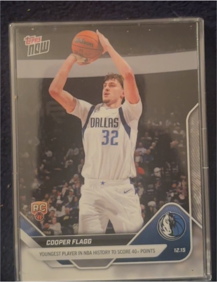 2025 Topps Now #6 Cooper Flagg — front