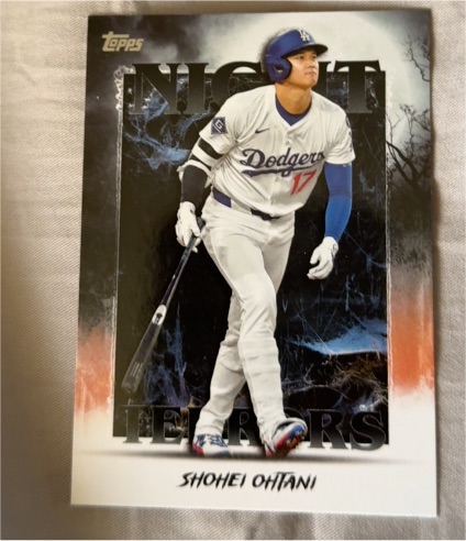 2025 Topps Update Series #NT-2 Shohei Ohtani Night Terrors — front