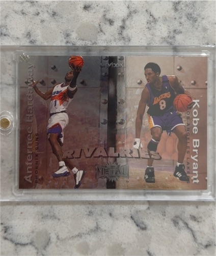 1999-00 Skybox Metal Rivalries #6 Kobe Bryant / Anfernee Hardaway — front