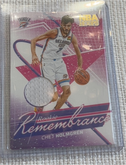 2024-25 Panini NBA Hoops #RR-CHT Chet Holmgren Rookie Remembrance — front