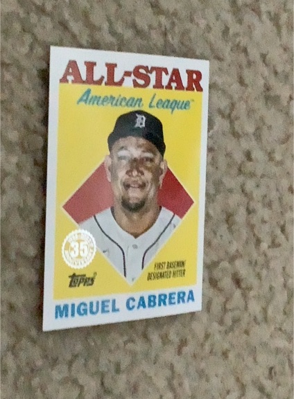 2023 Topps 35th Anniversary All-Star #88AS-14 Miguel Cabrera — front