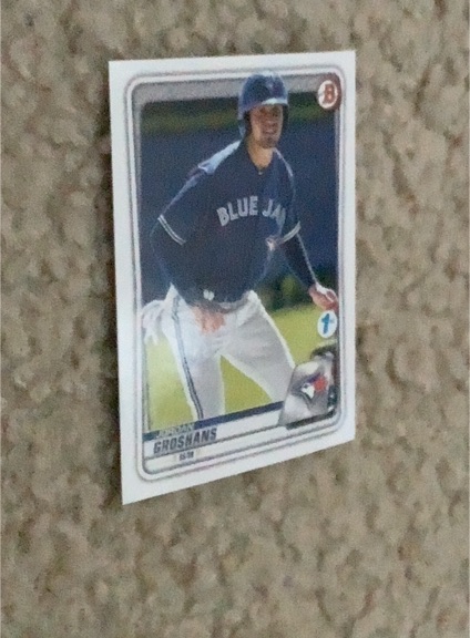 2020 Bowman #BP-104 Jordan Groshans — front