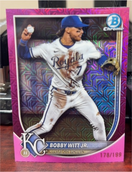 2025 Bowman Chrome #7 Bobby Witt Jr. — front