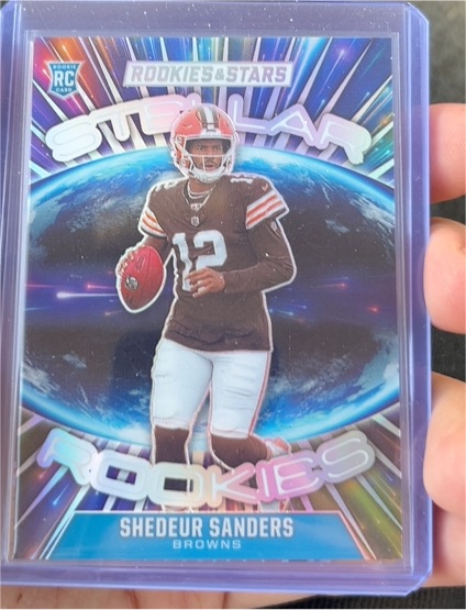 2025 Panini Rookies & Stars #1 Shedeur Sanders Stellar Rookies — front