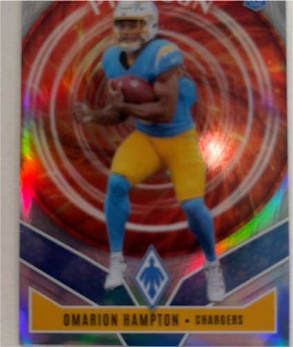 2025 Panini Phoenix #9 Omarion Hampton Paragon — front