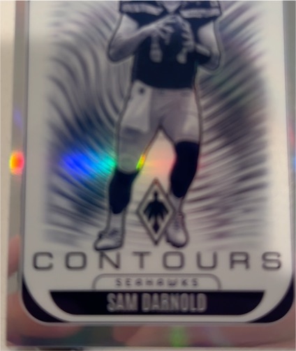 2025 Panini Phoenix #29 Sam Darnold Contours — front