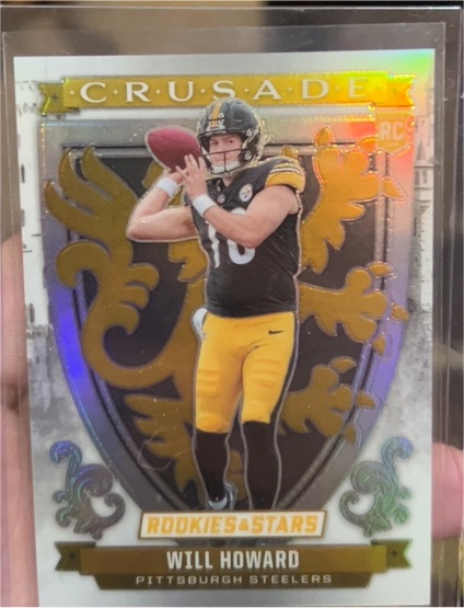 2025 Panini Rookies & Stars #12 Will Howard Crusade Silver Prizm — front