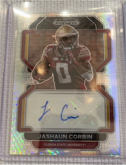 2022 Panini Prizm Draft Picks #RA-JCO Jashaun Corbin — front