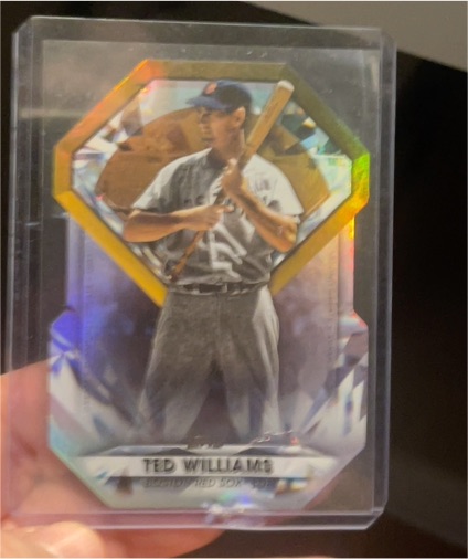 2022 Topps Series 1 Diamond Greats Die-Cuts #DGDC-6 Ted Williams — front
